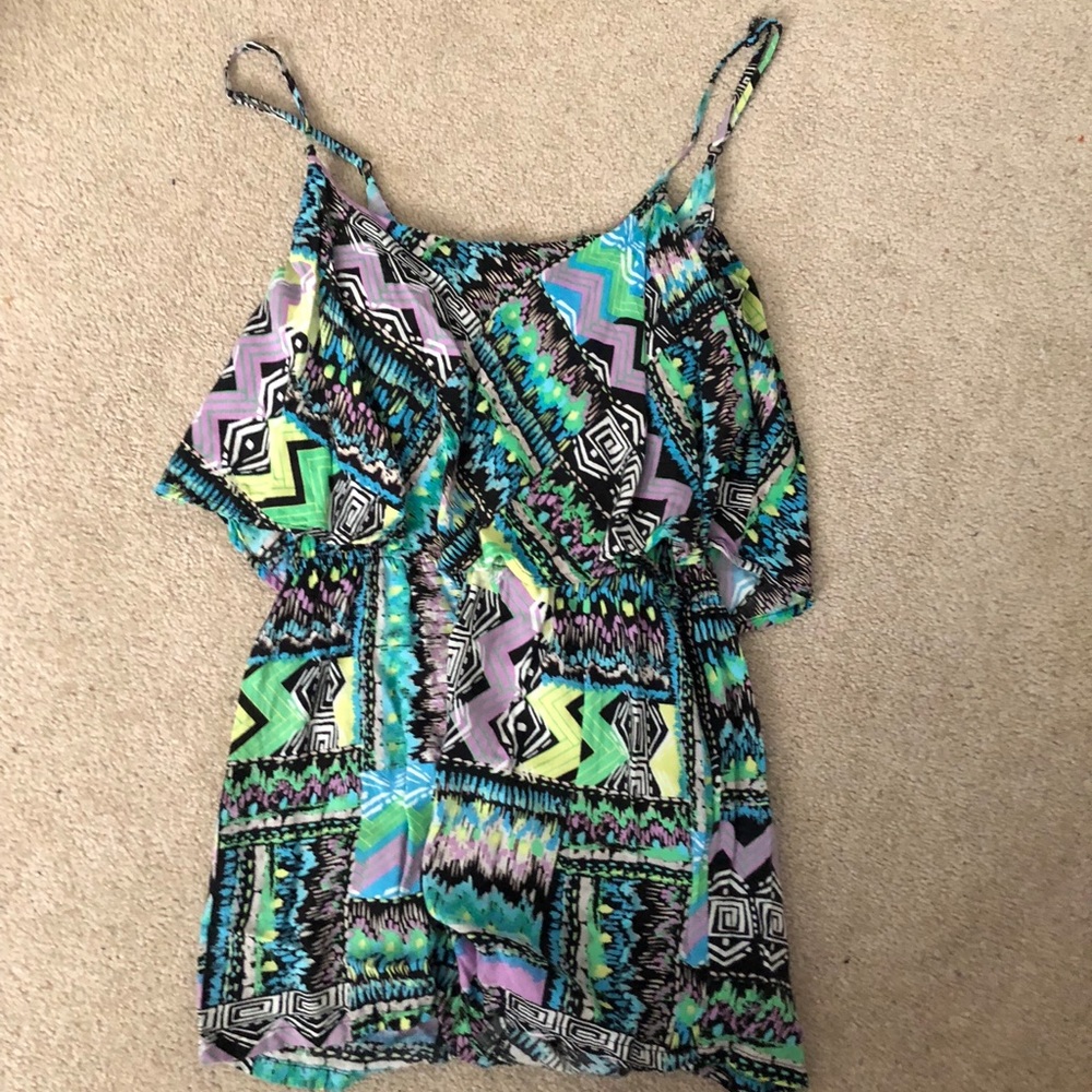 Printed Romper